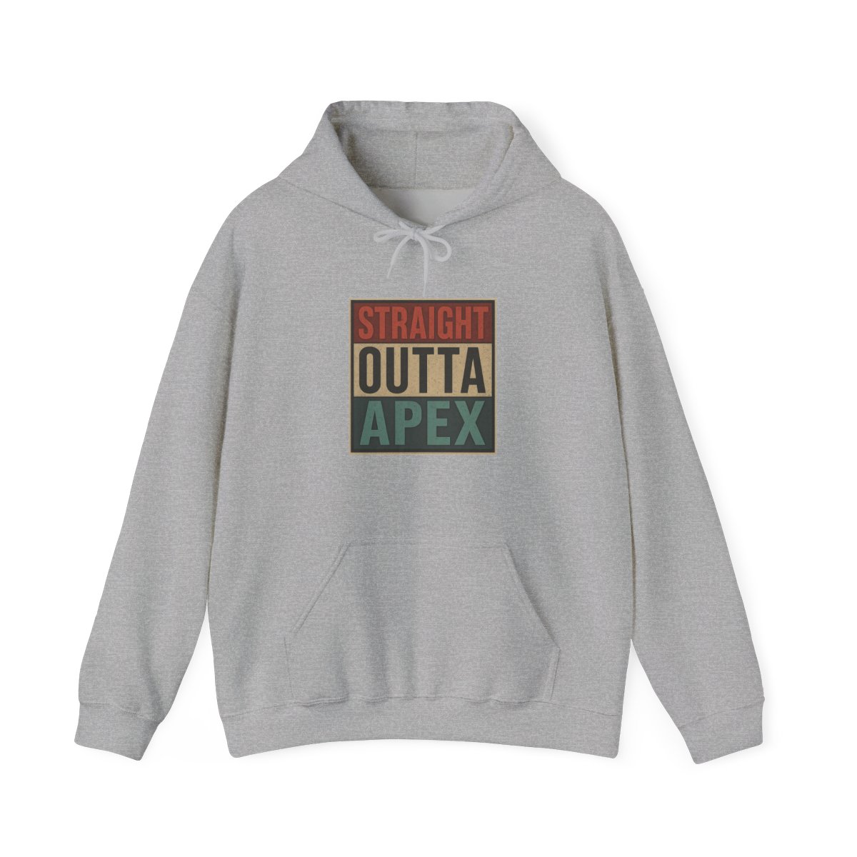 Retro Straight Outta Apex Pullover Hoodie - alternate angle 2, merchandise