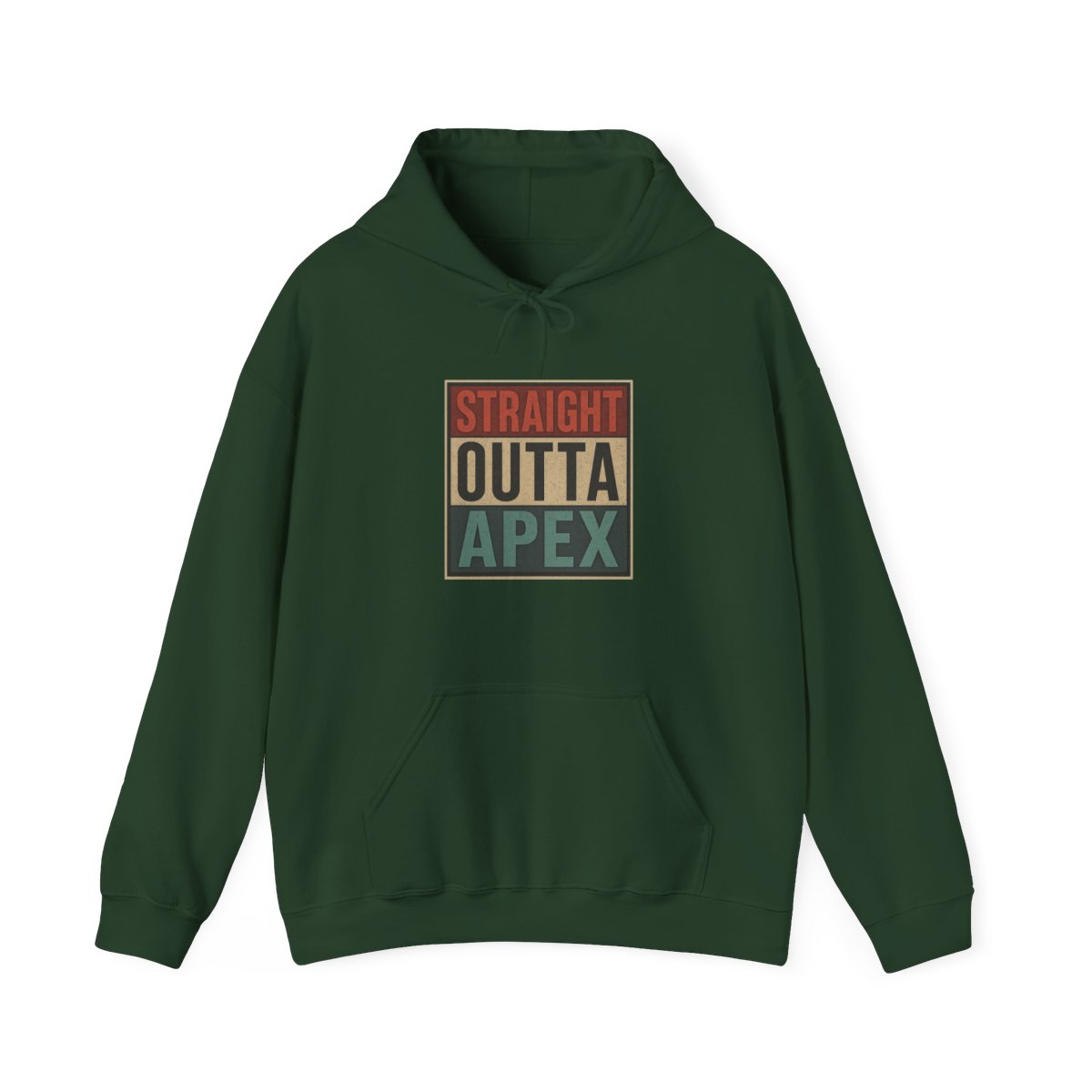 Retro Straight Outta Apex Pullover Hoodie - alternate angle 5, merchandise