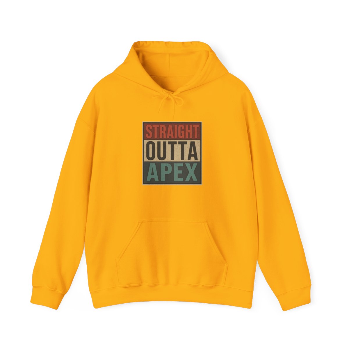Retro Straight Outta Apex Pullover Hoodie - alternate angle 3, merchandise