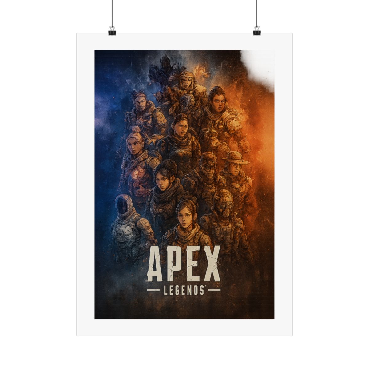 Apex Legends Battle Poster | Dynamic Wall Art Print - alternate angle 2, merchandise
