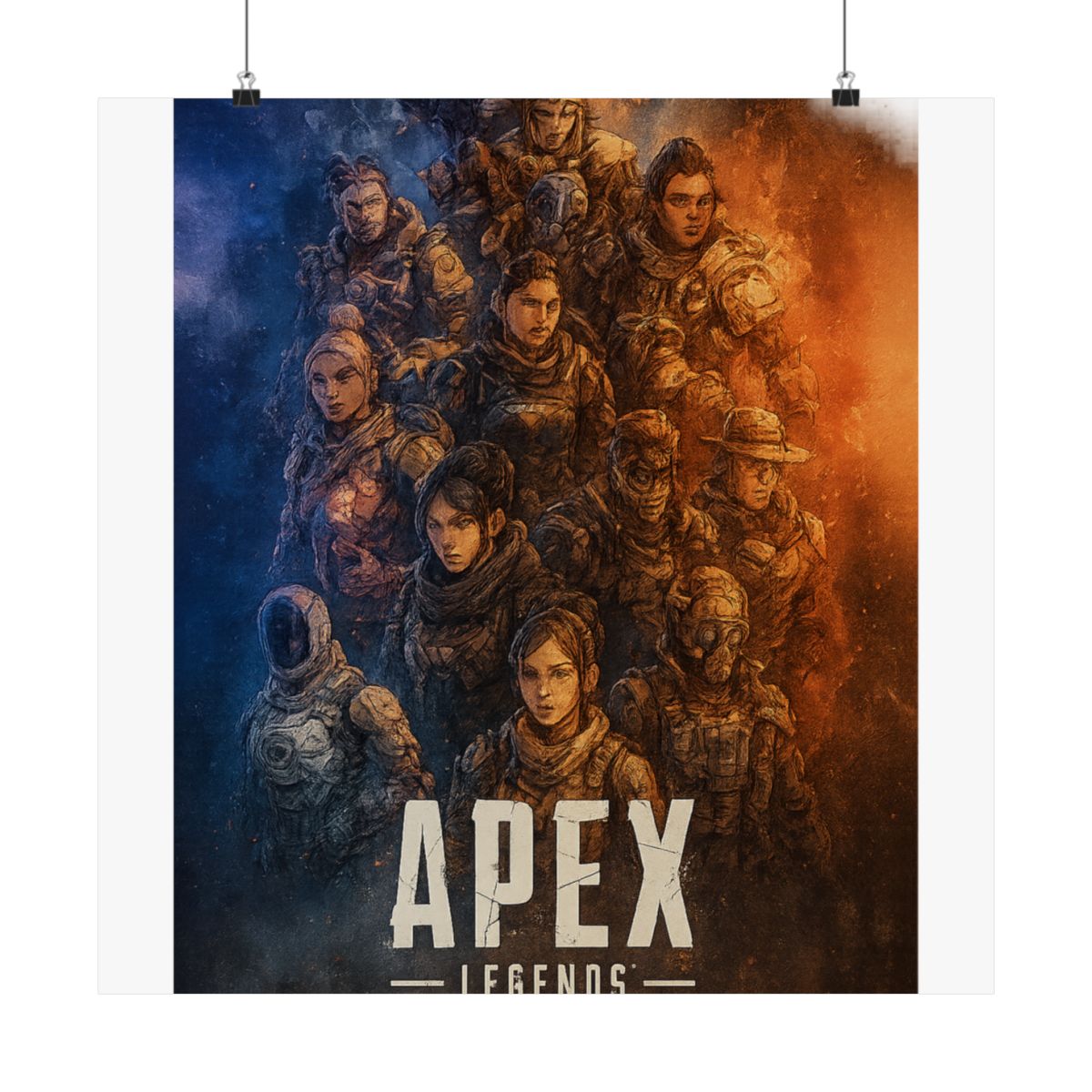 Apex Legends Battle Poster | Dynamic Wall Art Print - alternate angle 5, merchandise