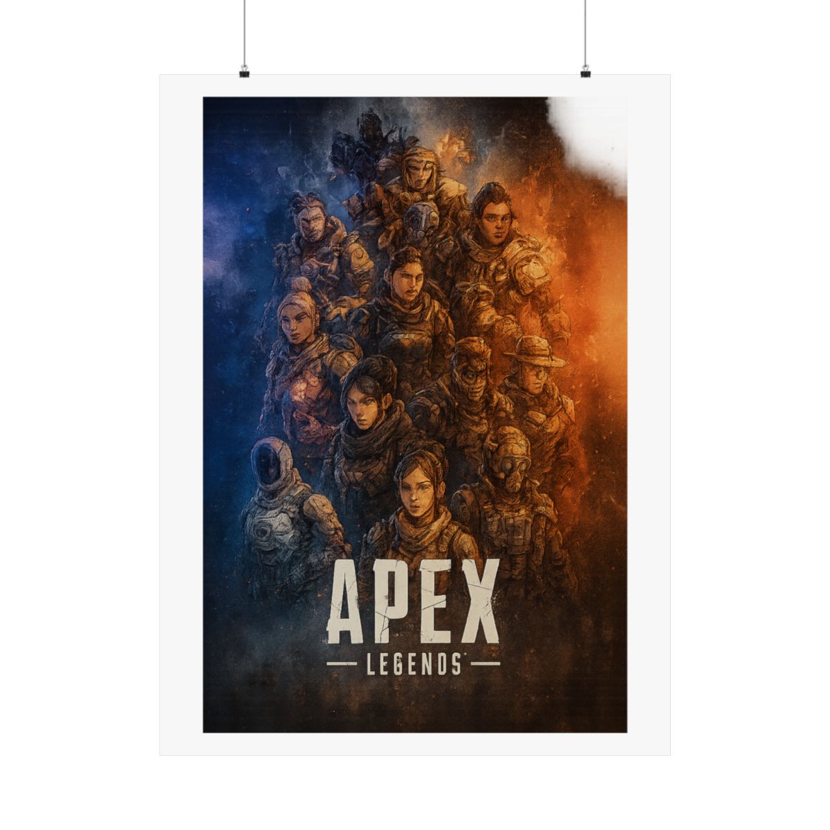 Apex Legends Battle Poster | Dynamic Wall Art Print - alternate angle 4, merchandise