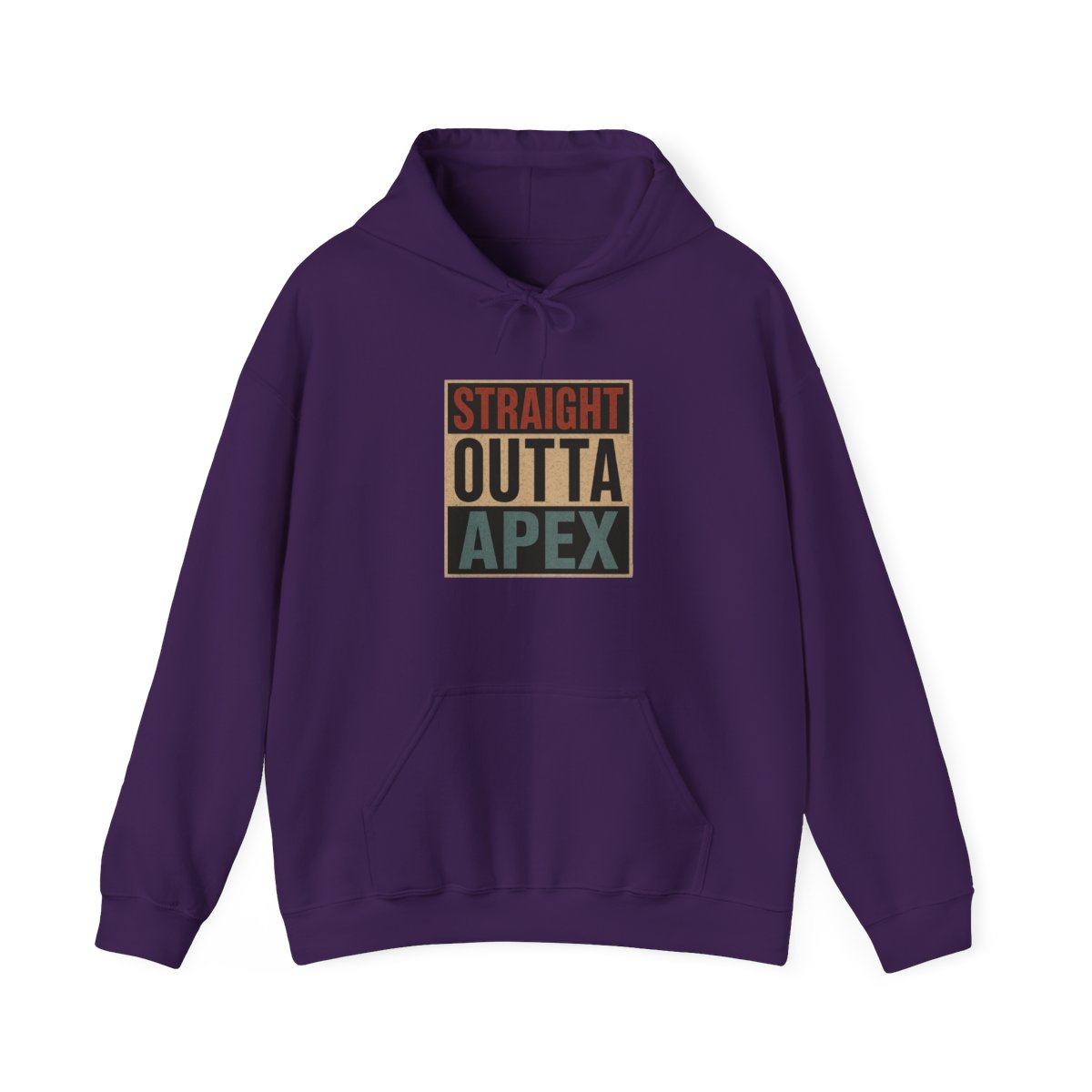 Retro Straight Outta Apex Legends Pullover Hoodie - alternate angle 4, merchandise