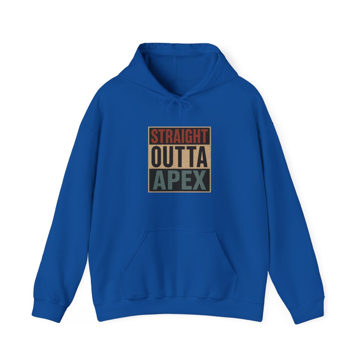 Retro Straight Outta Apex Legends Pullover Hoodie - alternate angle 2, merchandise