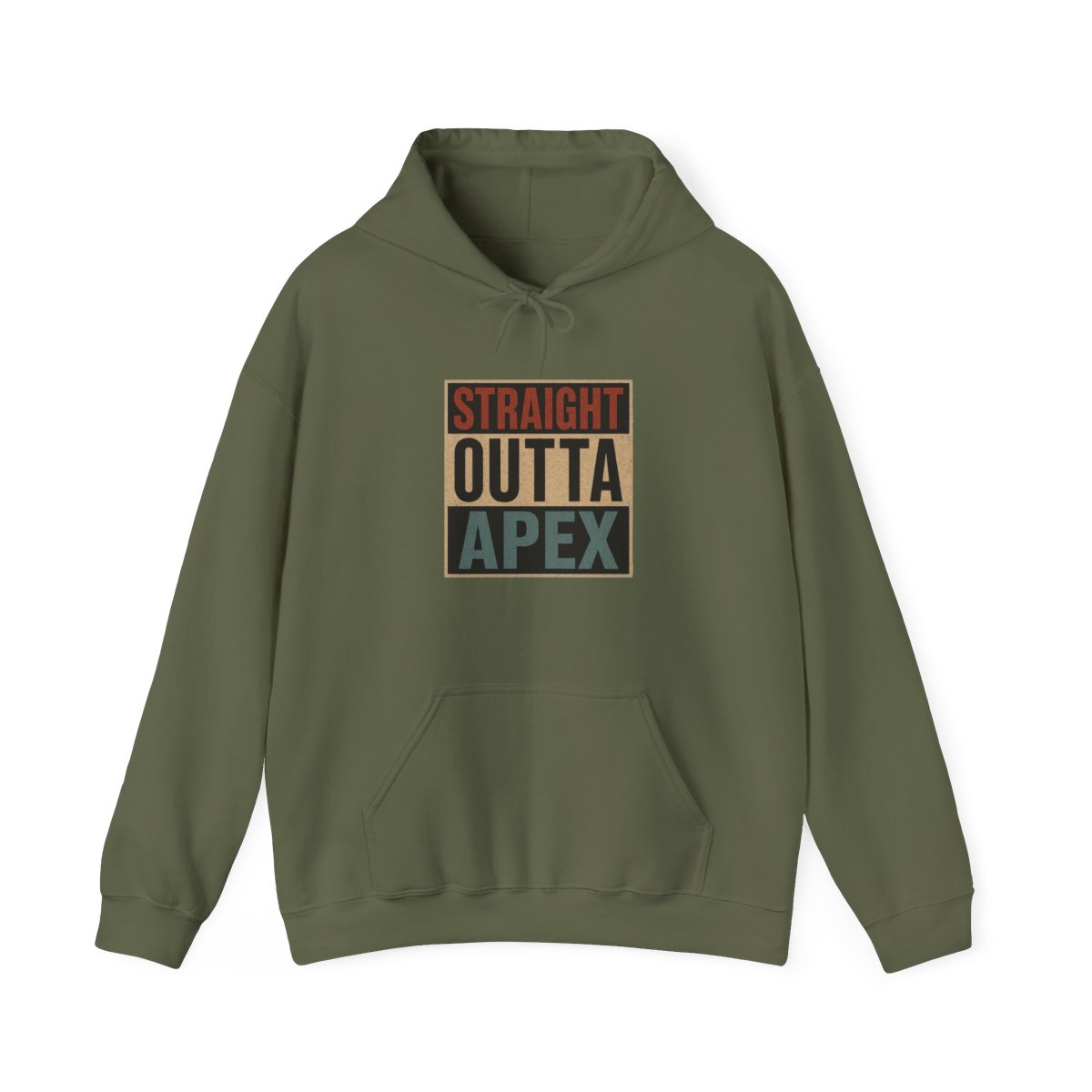 Retro Straight Outta Apex Legends Pullover Hoodie - Official Hoodies merchandise