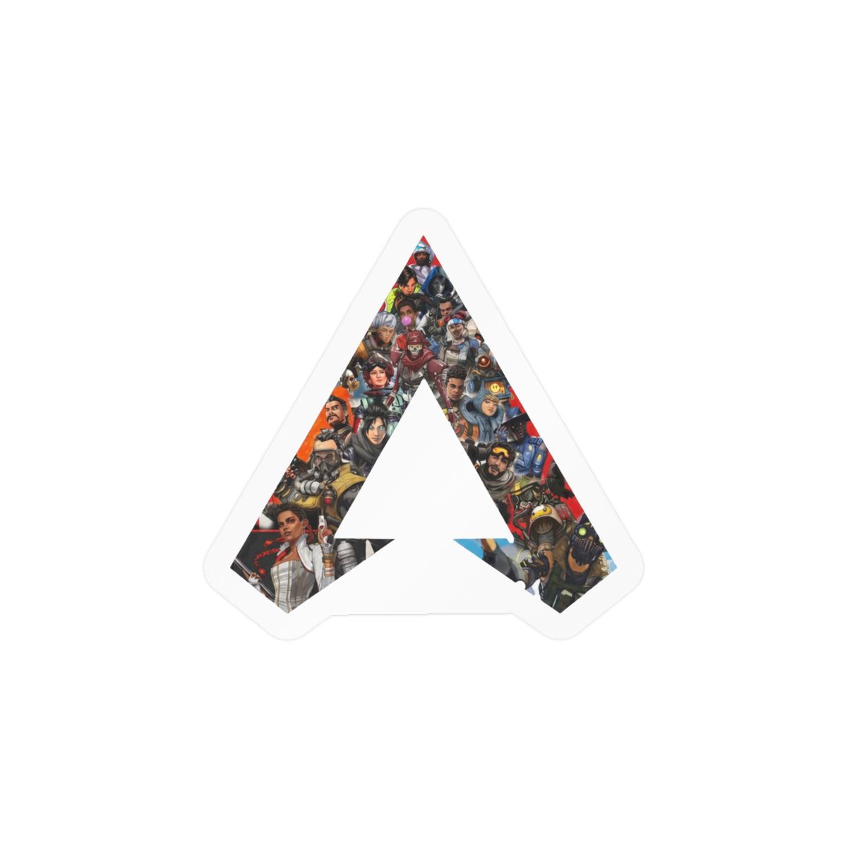 Apex Legends Bold Battle Royale Stickers | Gamer Vinyl Decals - alternate angle 1, merchandise