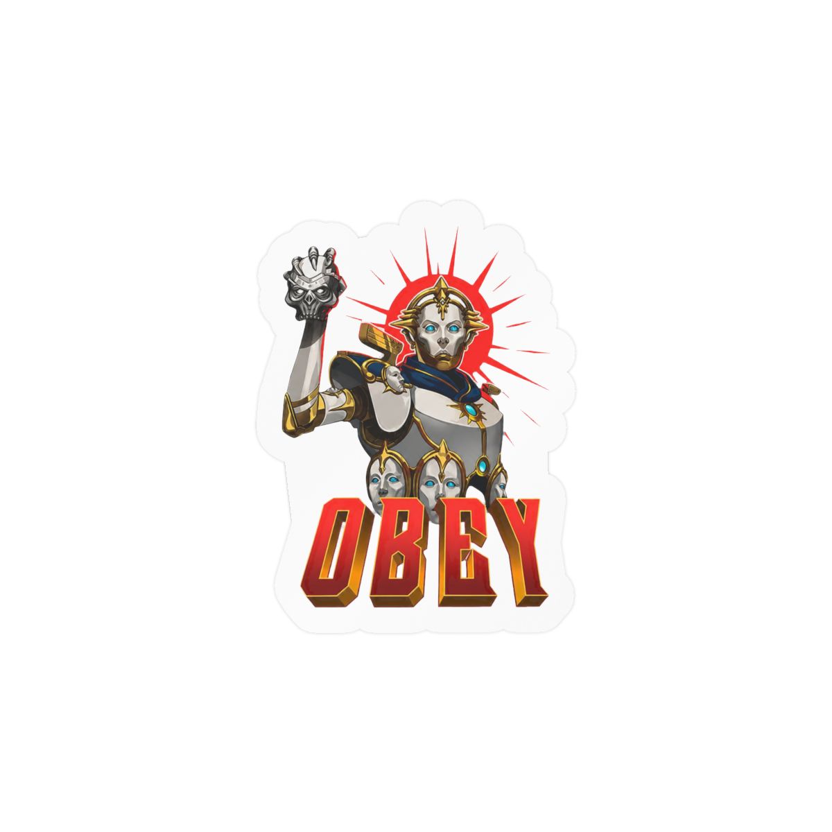 Revenant Obey Apex Legends Sticker | Bold Vinyl Gaming Decal - alternate angle 1, merchandise