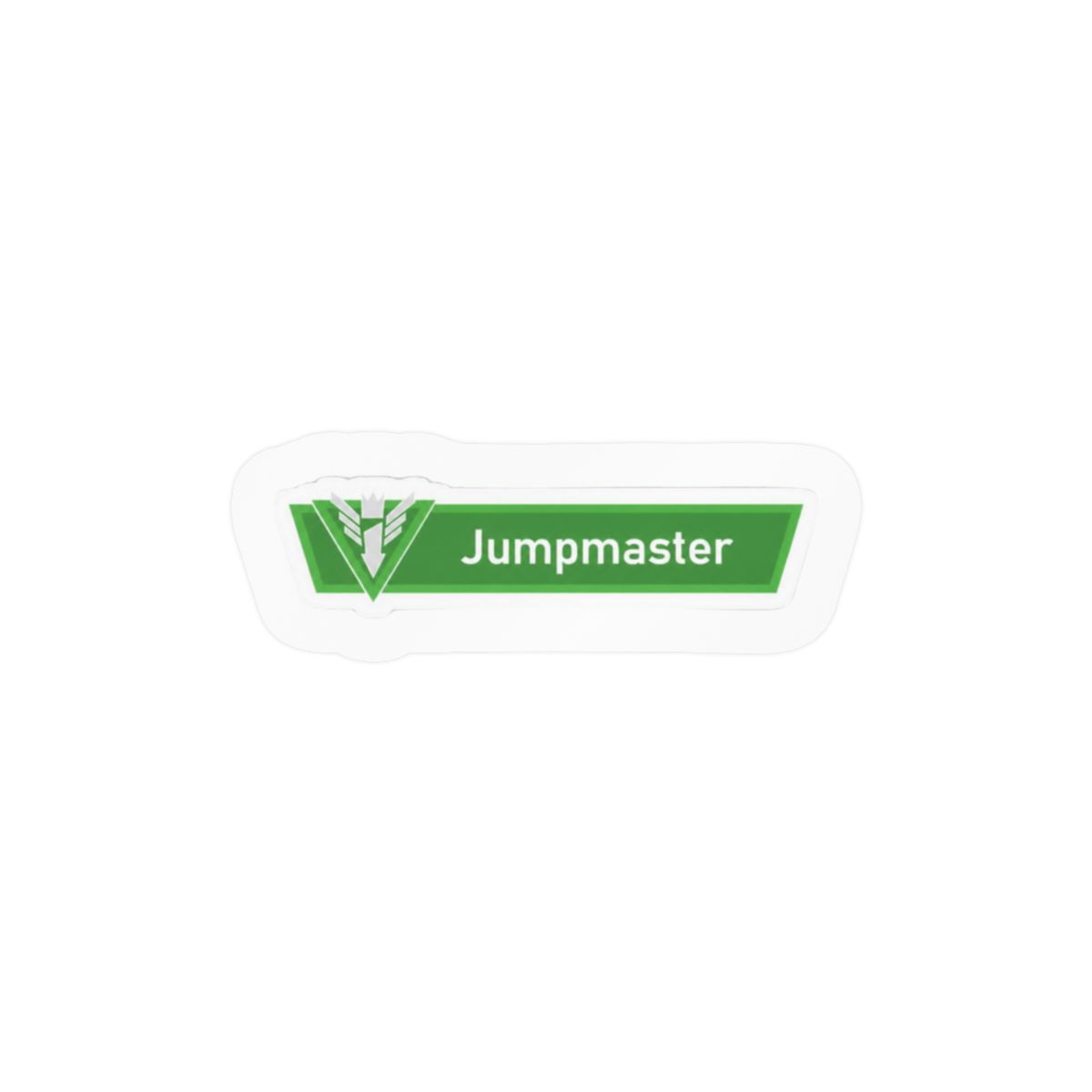 Jumpmaster Adventure Bold Sticker | Skydiving Vinyl Decal