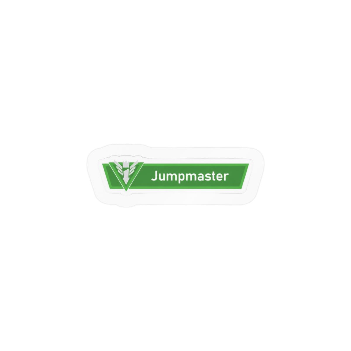 Jumpmaster Adventure Bold Sticker | Skydiving Vinyl Decal - alternate angle 1, merchandise