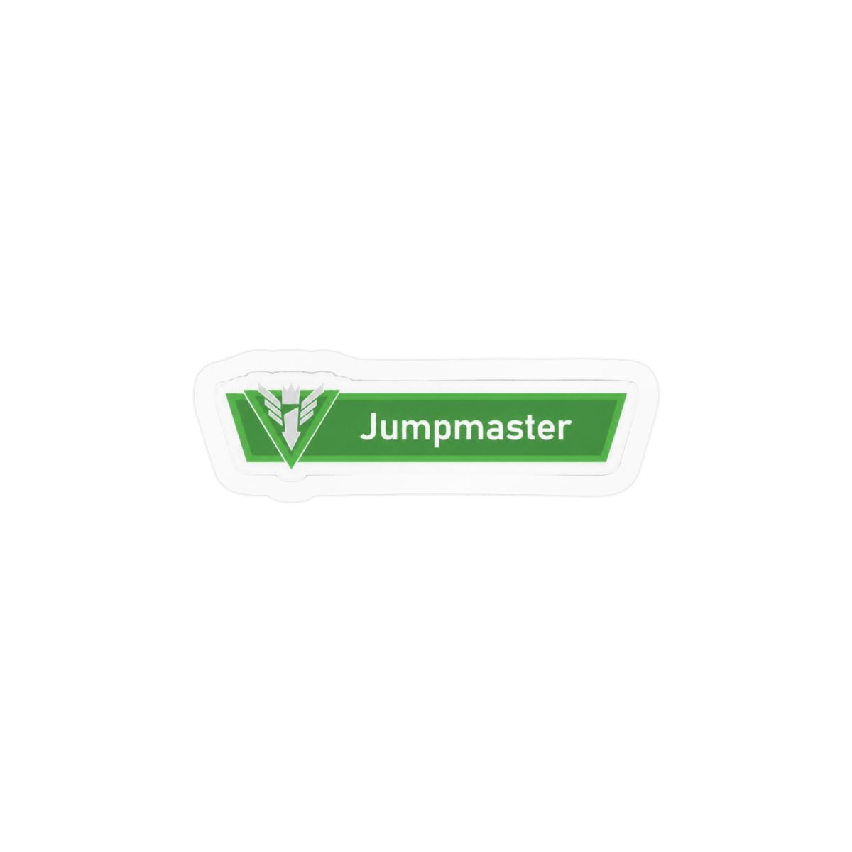 Jumpmaster Adventure Bold Sticker | Skydiving Vinyl Decal - alternate angle 3, merchandise