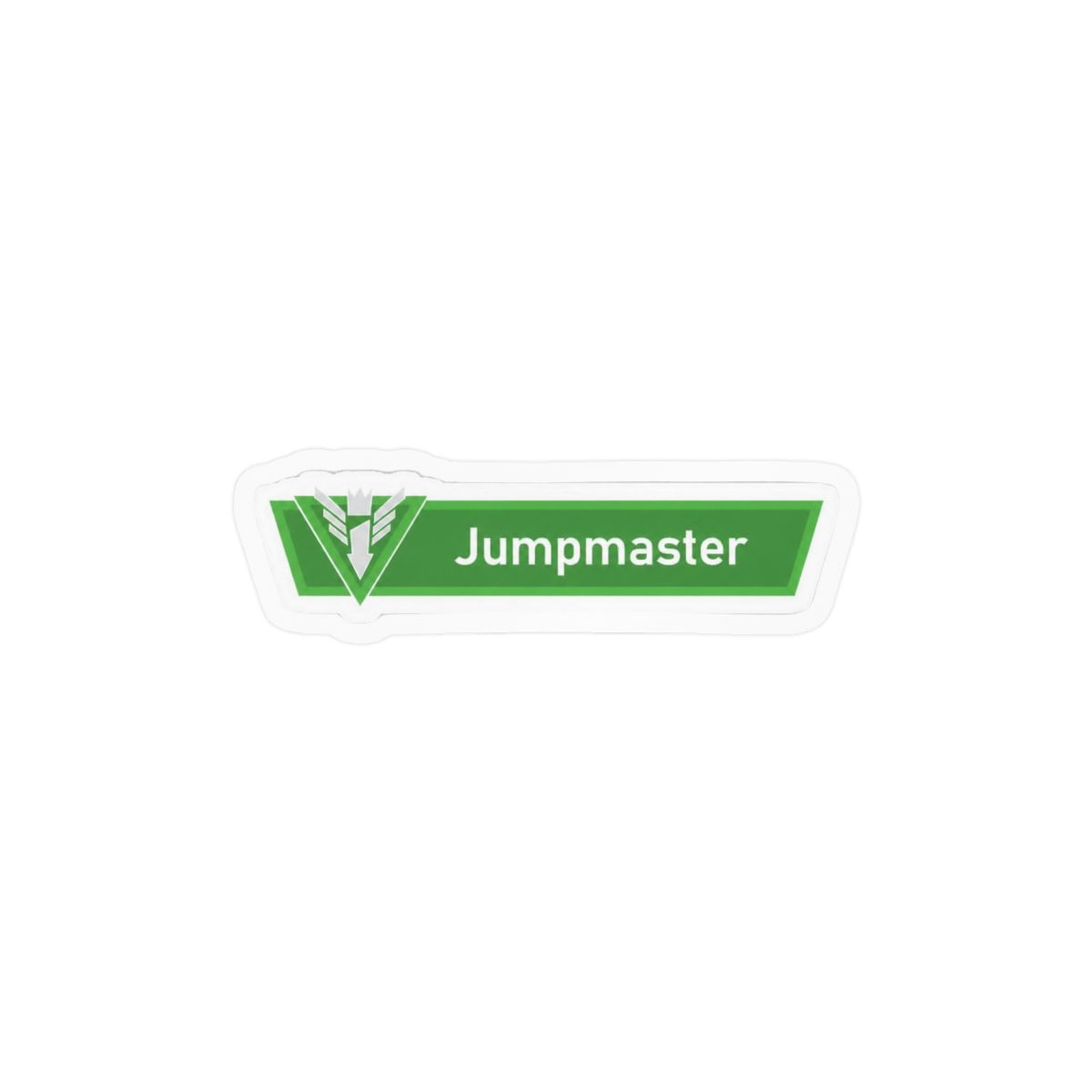Jumpmaster Adventure Bold Sticker | Skydiving Vinyl Decal - alternate angle 2, merchandise