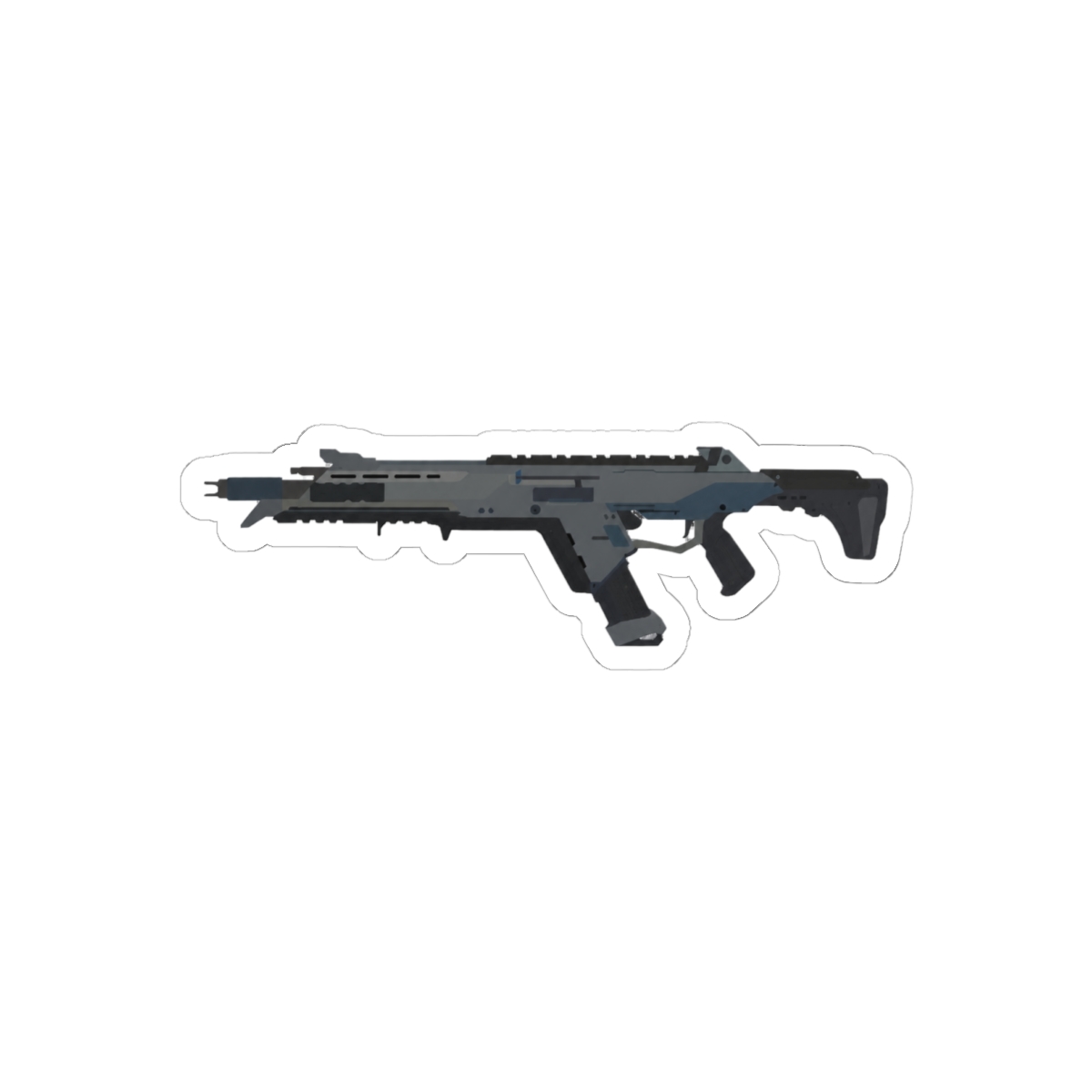 Apex Legends R-301 Assault Rifle White Sticker | Bold Gamer Vinyl Decal