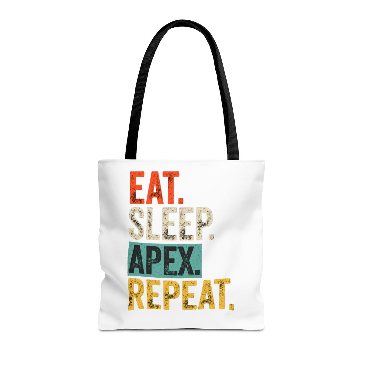 Eat Sleep Apex Legends Repeat Retro Vintage Bags | Gamer Reusable - alternate angle 4, merchandise