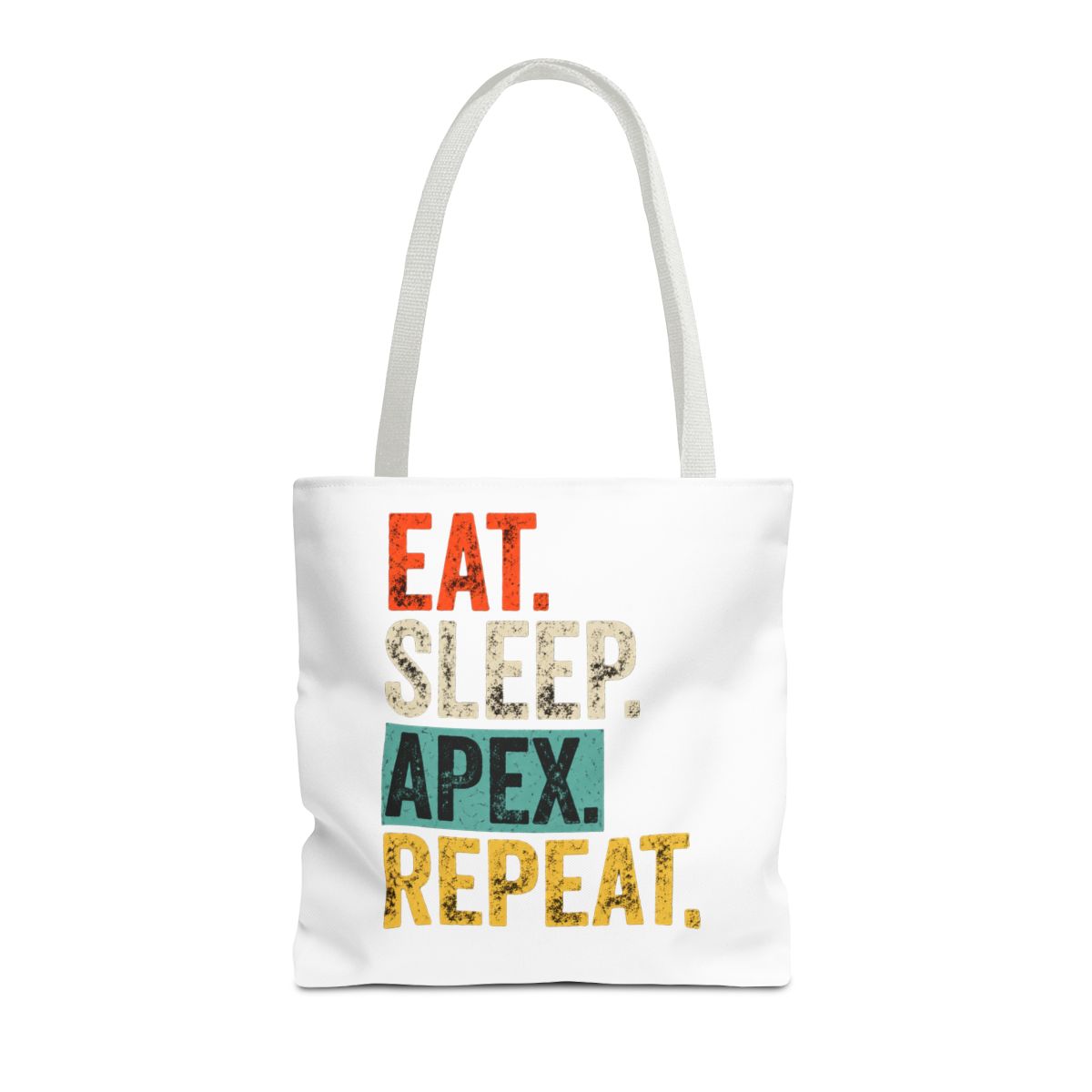 Eat Sleep Apex Legends Repeat Retro Vintage Bags | Gamer Reusable - alternate angle 2, merchandise
