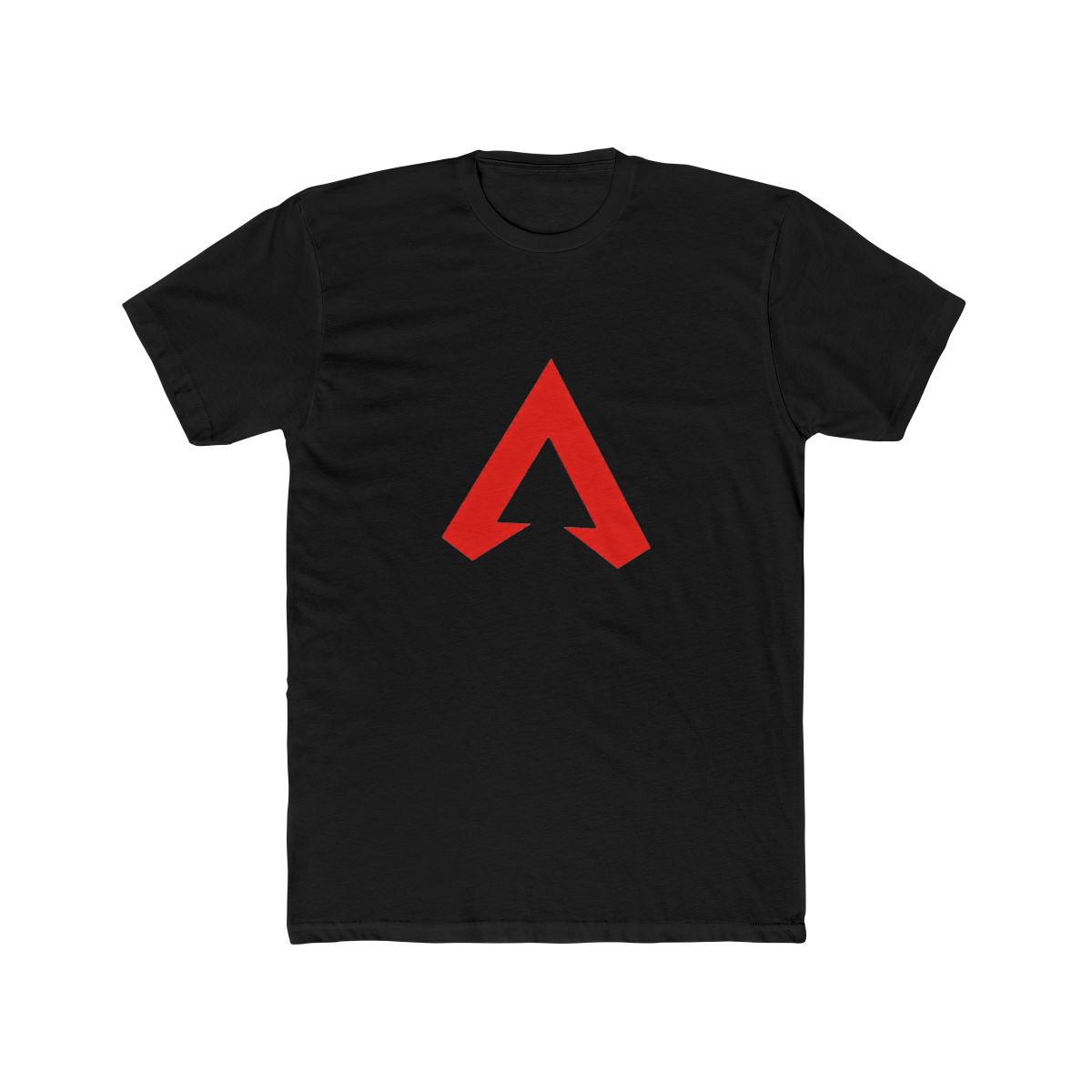 Bold Red A Logo Minimalist T Shirt - Streetwear Conversation Starter - alternate angle 5, merchandise