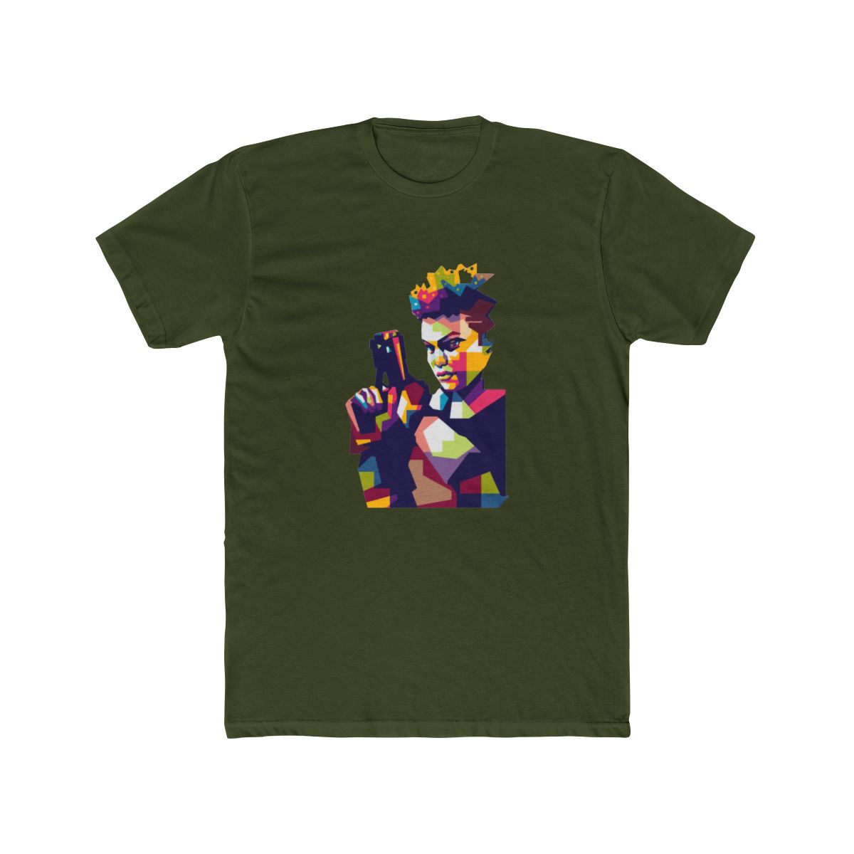 Apex Legends Bangalore Geometric art T Shirt T Shirt - alternate angle 5, merchandise