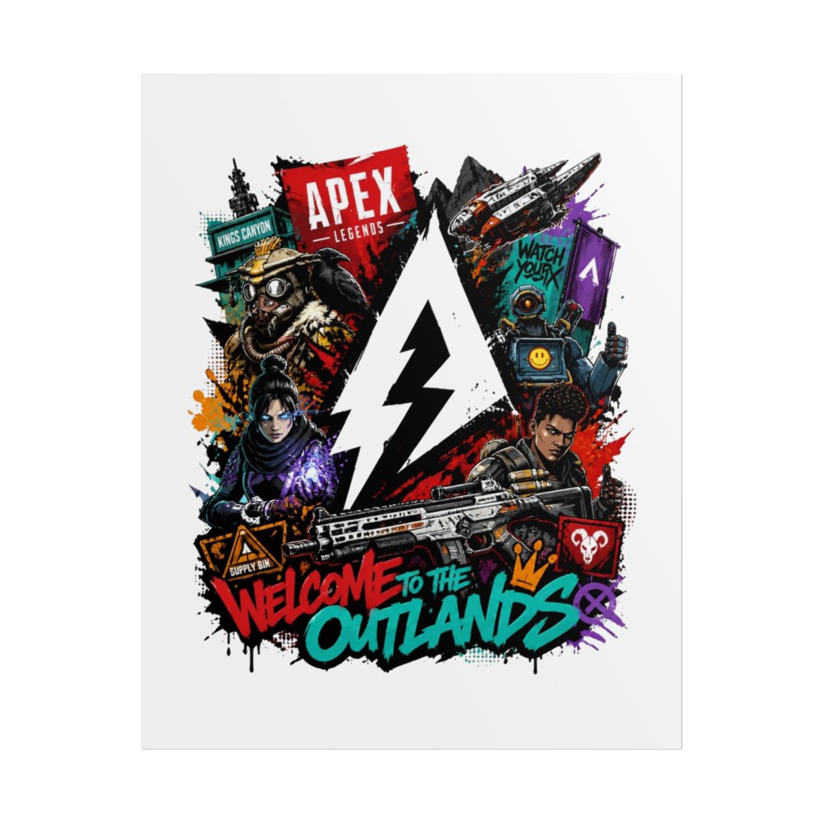 Apex Legends "Welcome to the Outlands" Poster