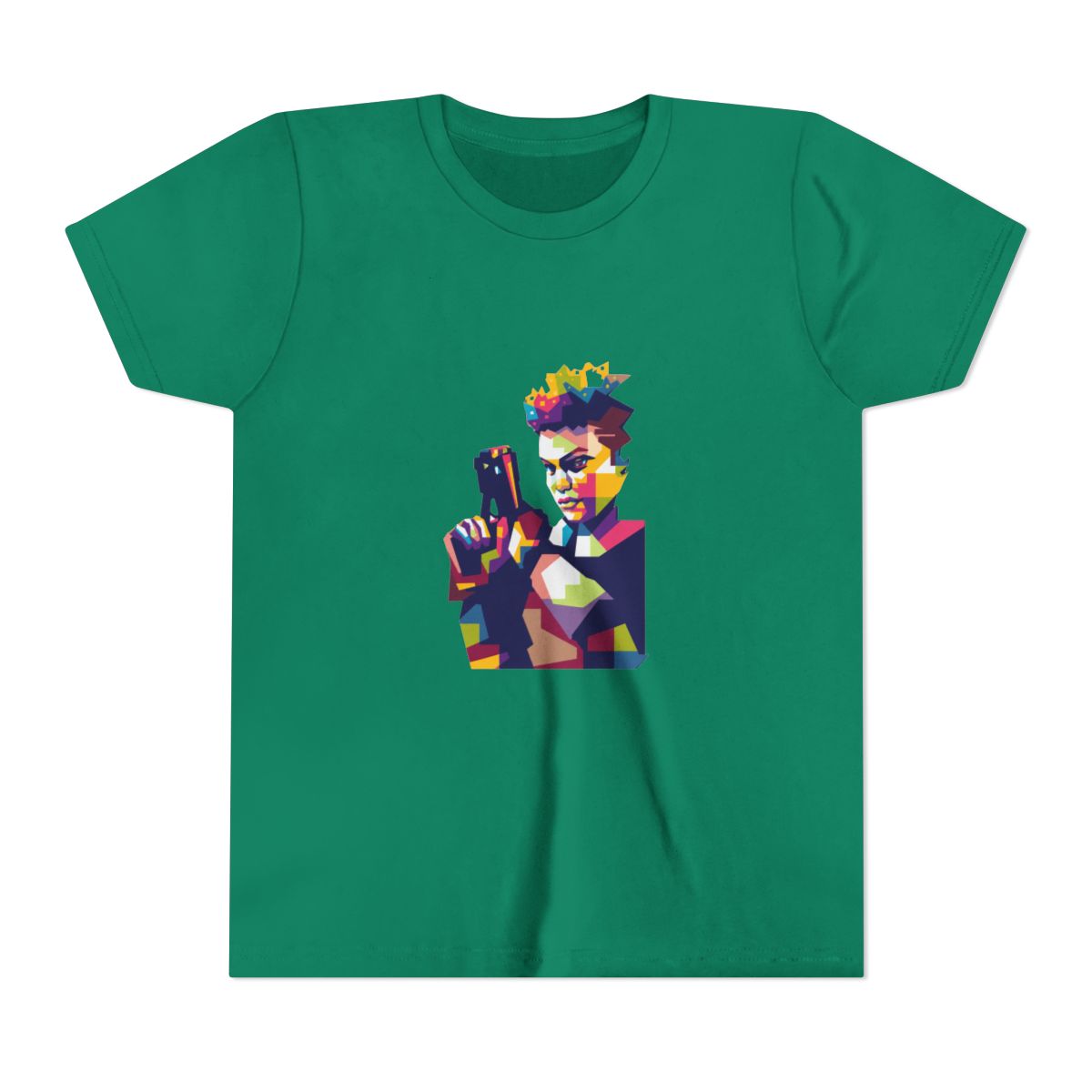 Apex Legends Bangalore Geometric art T Shirt Kids T Shirt - alternate angle 5, merchandise