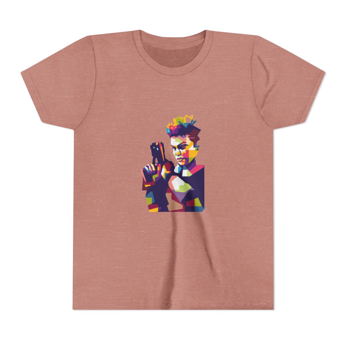 Apex Legends Bangalore Geometric art T Shirt Kids T Shirt - alternate angle 2, merchandise