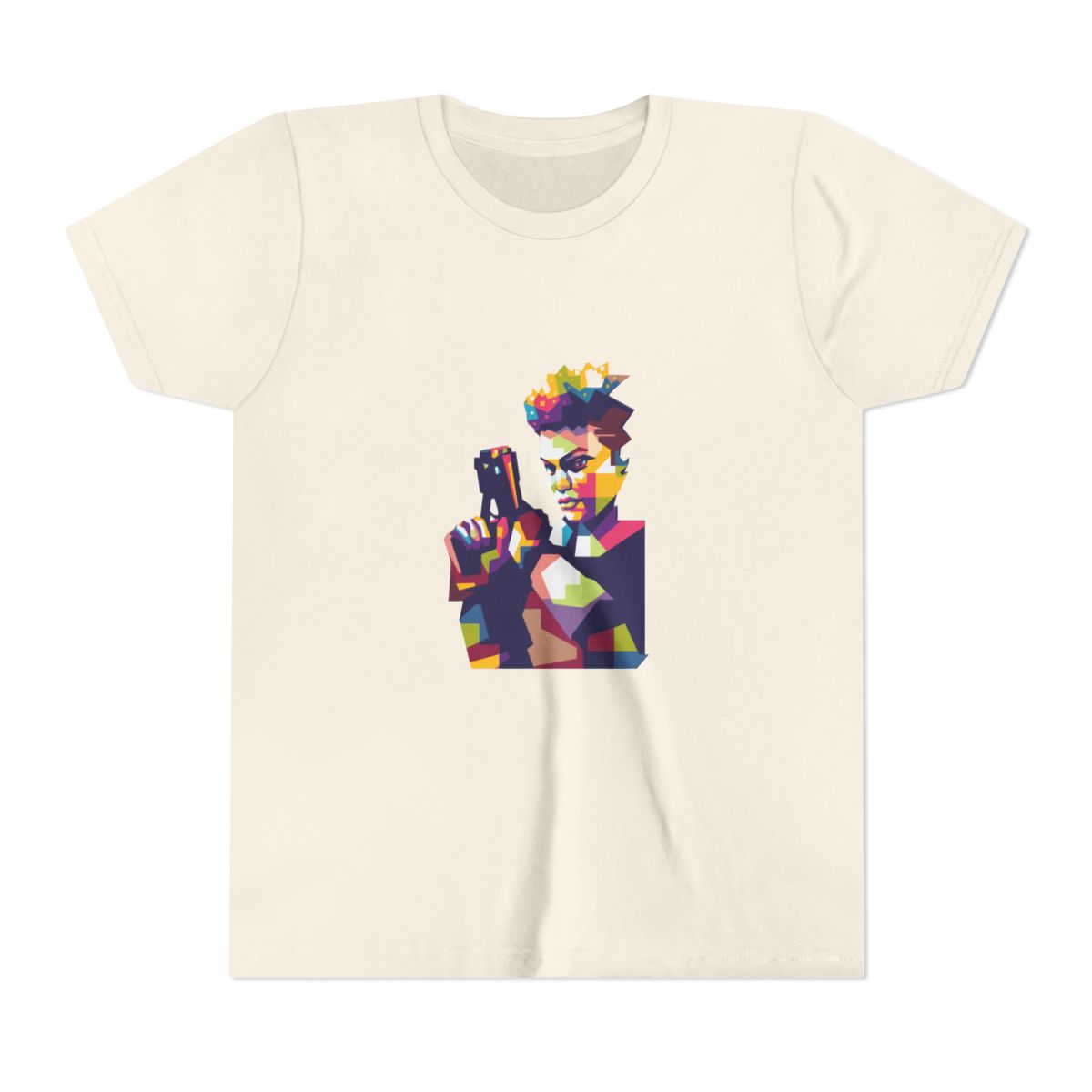 Apex Legends Bangalore Geometric art T Shirt Kids T Shirt - alternate angle 4, merchandise