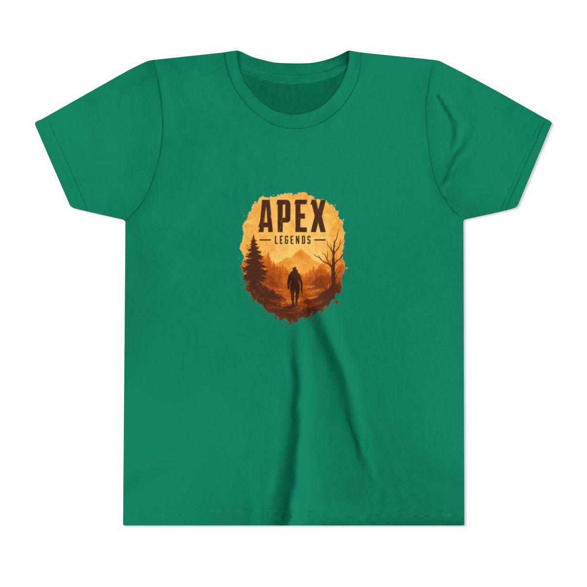 Apex Legends Rolled Sleeve Gamer Kids T-Shirt - alternate angle 2, merchandise