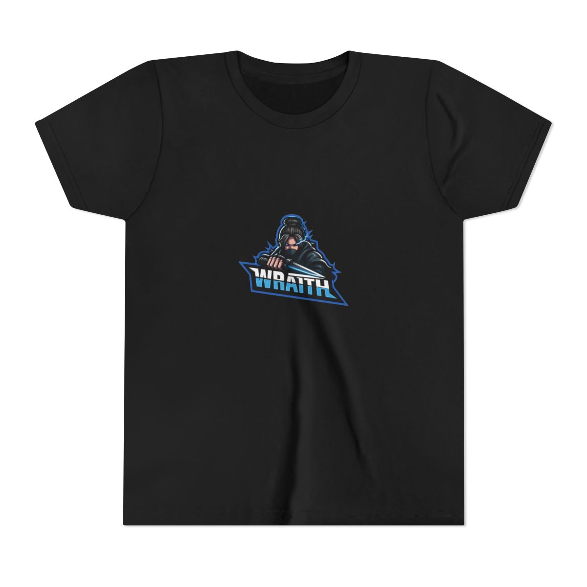 Apex Legends Wraith Mascot Esports logo Kids T Shirt - alternate angle 2, merchandise