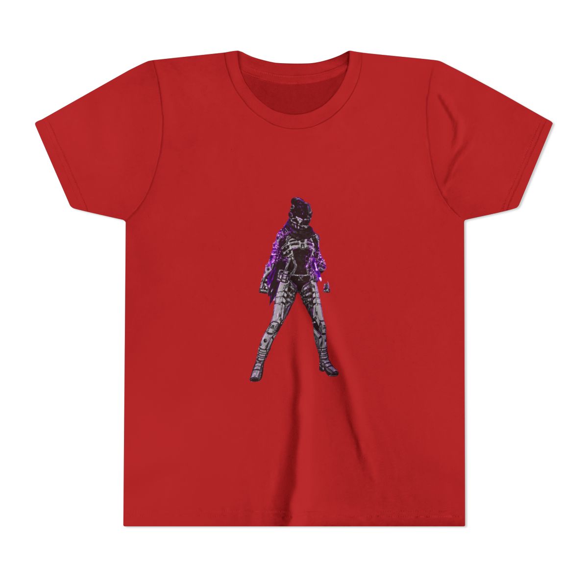 Apex Legends Wraith Void Walker Shattered Purple Kids T Shirt - Gamer Gift - alternate angle 5, merchandise