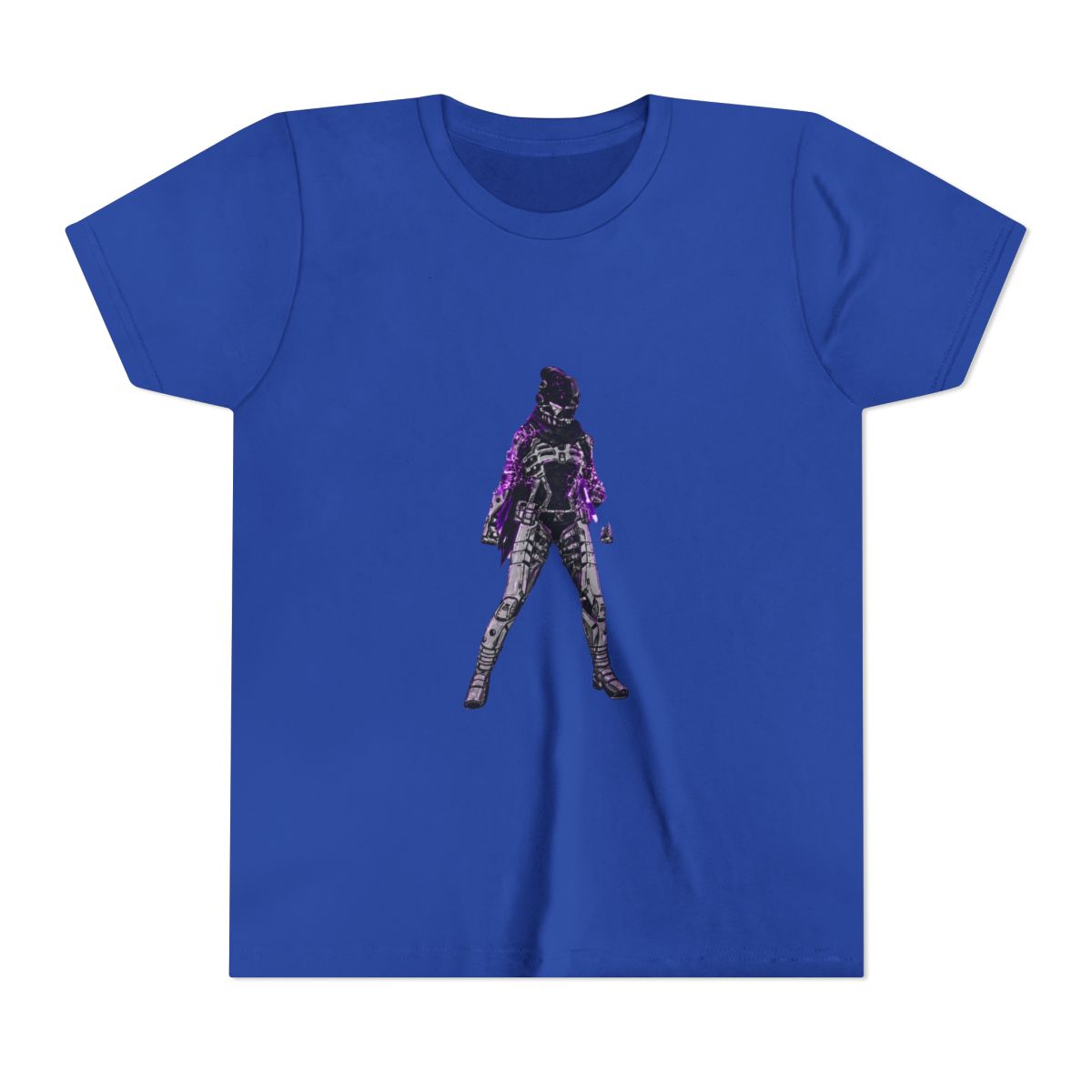 Apex Legends Wraith Void Walker Shattered Purple Kids T Shirt - Gamer Gift - alternate angle 3, merchandise