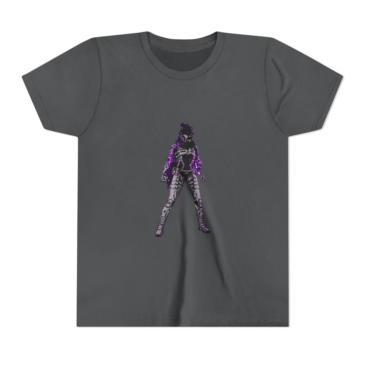 Apex Legends Wraith Void Walker Shattered Purple Kids T Shirt - Gamer Gift - alternate angle 4, merchandise