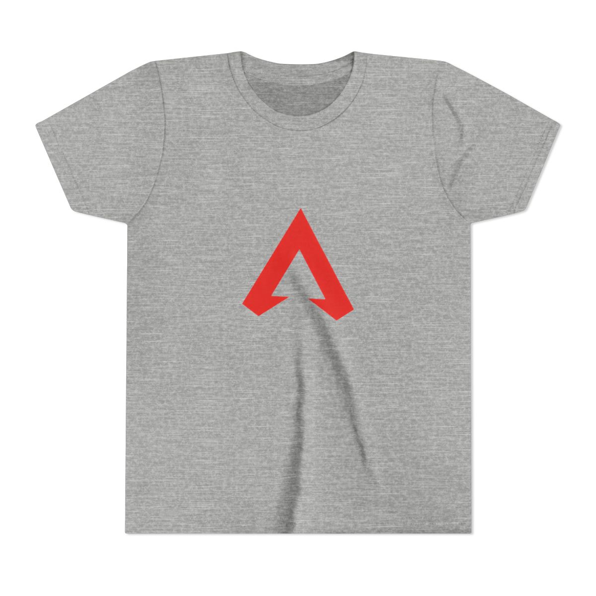 Bold Red A Logo Minimalist Kids T Shirt - Streetwear Conversation Starter