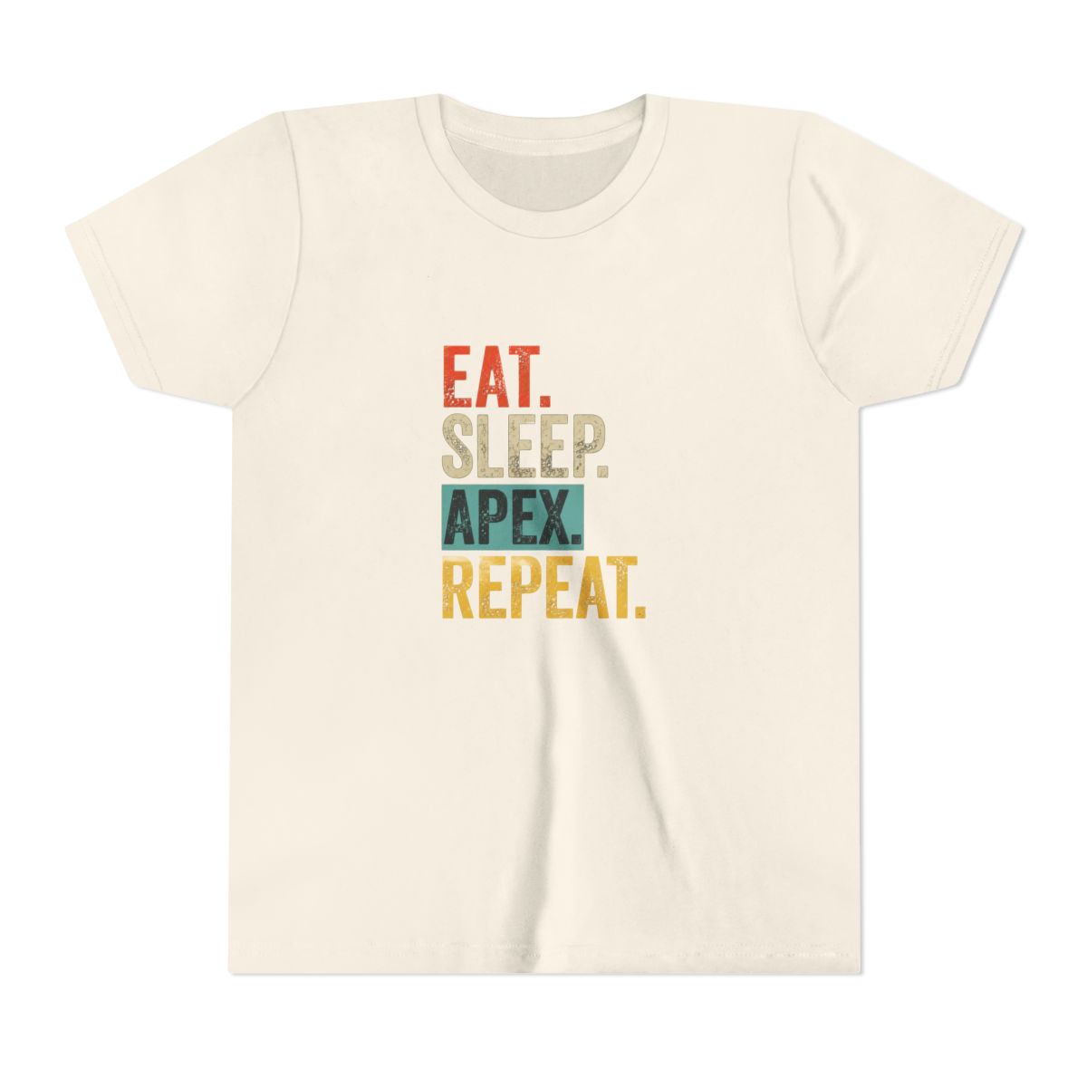 Eat sleep apex legends repeat retro vintage (Kids) - alternate angle 3, merchandise