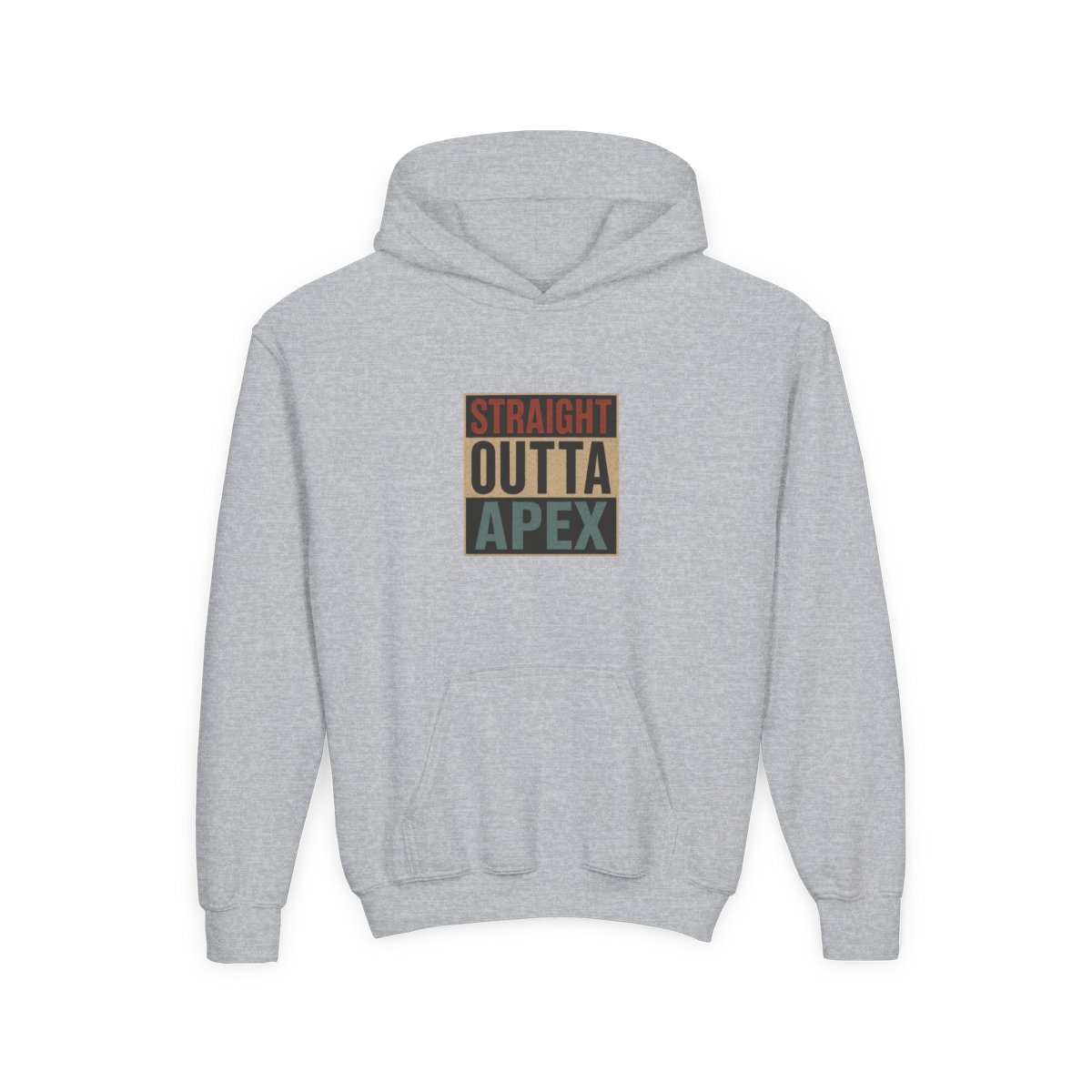 Retro Straight Outta Apex Legends Pullover Kids Hoodie